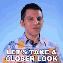 Lets Take A Closer Look Shane Luis GIF - Lets Take A Closer Look Shane Luis Rerez GIFs