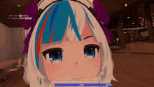 a video game character says cheer goal vtuber 2lifer sean avatar