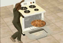 pizza bake oven the sims dance