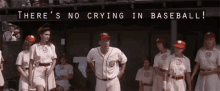 tomhanks baseball aleagueoftheirown no crying no crying in baseball