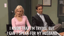 I Cant Speak For My Husband Counseling GIF - I Cant Speak For My Husband Counseling Couple GIFs