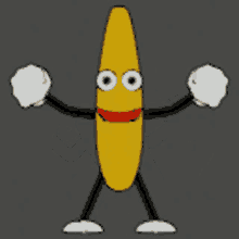Banana Happy GIF - Banana Happy Dance GIFs