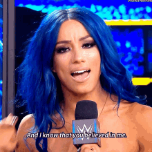 Sasha Banks And I Know That You Believed In Me GIF - Sasha Banks And I Know That You Believed In Me Wwe GIFs