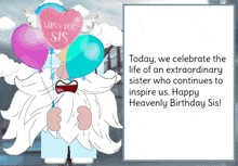 Gnome Birthday In Heaven GIF - Gnome Birthday In Heaven Sister GIFs