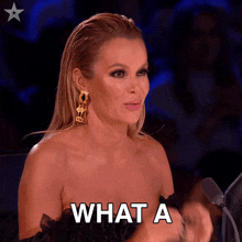 What A Performance Amanda Holden GIF - What A Performance Amanda Holden Britains Got Talent GIFs