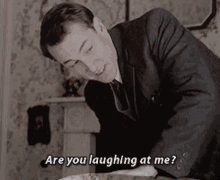 Tobias Menzies Are You Laughing At Me GIF - Tobias Menzies Are You Laughing At Me Are You Laughing GIFs