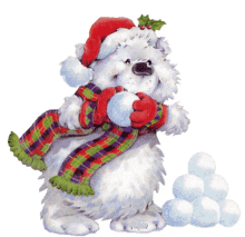 boldog kar%C3%A1csonyt merry christmas snow bear snow balls