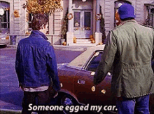 Someone Egged My Car GIF