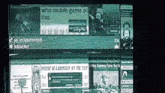 a computer screen displays an ad for who mobile game ad