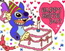 Kp09 Happy Birthday GIF - Kp09 Happy Birthday Stitch GIFs