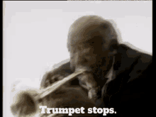 Trumpet Trumpet Stops GIF - Trumpet Trumpet Stops Bruh GIFs
