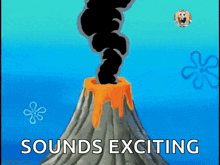 Spongebob Spongecano GIF - Spongebob Spongecano Volcano GIFs