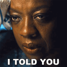 I Told You Amanda Waller GIF - I Told You Amanda Waller The Suicide Squad GIFs