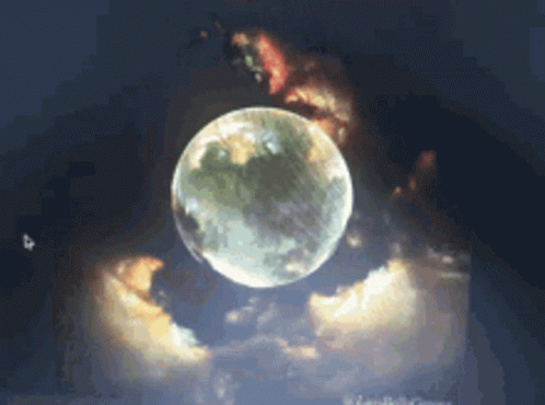 Moon And Clouds GIF - Moon And Clouds - Discover & Share GIFs