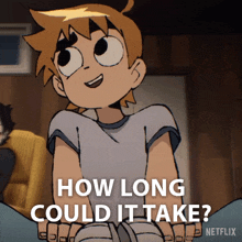 How Long Could It Take Scott Pilgrim GIF - How Long Could It Take Scott Pilgrim Scott Pilgrim Takes Off GIFs