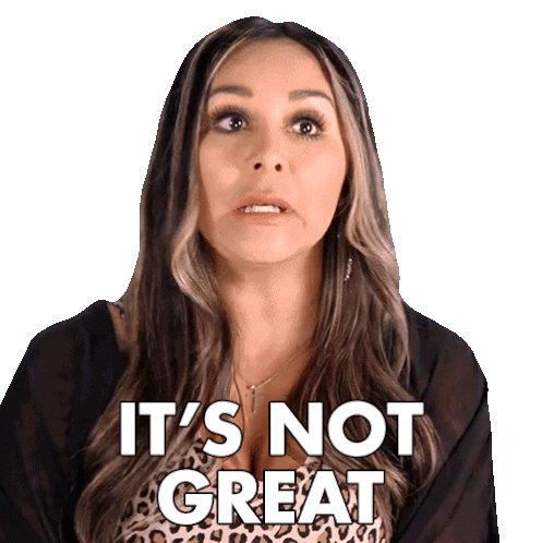 Its Not Great Snooki Sticker - Its Not Great Snooki Nicole Polizzi Stickers