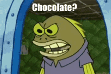 Chocolate, Chocolate!!!! - Sponge Bob Square Pants GIF - Spongebob Squarepants Chocolate Cravings GIFs