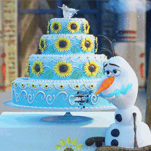 Olaf Happy GIF - Olaf Happy Birthday GIFs