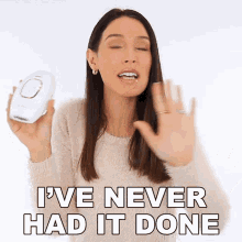 Ive Never Had It Done Shea Whitney GIF - Ive Never Had It Done Shea Whitney Never Made GIFs