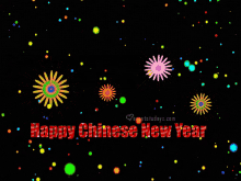 Happy Chinese New Year Happy Lunar New Year GIF - Happy Chinese New Year Happy Lunar New Year Fireworks GIFs