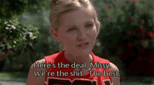 cheerleader kirsten dunst were the shit heres the deal the shit