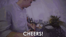 Flume Cheers GIF - Flume Cheers Toast GIFs
