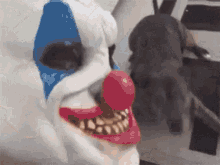 Scared Dog Scaryclown GIF