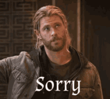 Sorry Sorry For Your Loss GIF - Sorry Sorry For Your Loss Thor GIFs