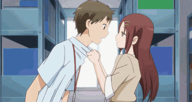 besos anime(anime kiss)  Anime couple kiss, Anime girls kissing, Anime  couples