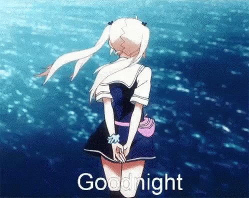 Goodnight Anime GIF - Goodnight Anime Smile - Discover & Share GIFs