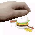 Petipeti Moti Sticker - Petipeti Moti Burger Stickers