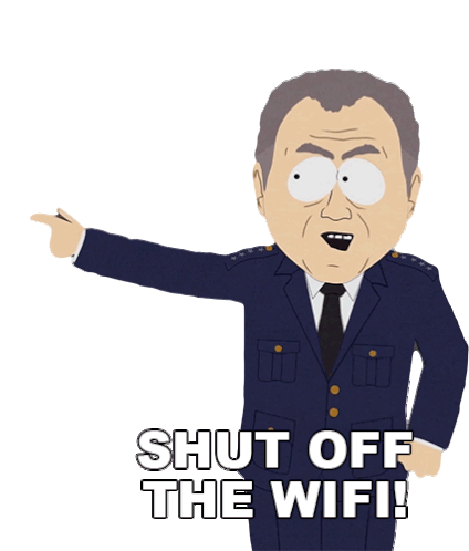 Shut Off The Wifi South Park Sticker - Shut Off The Wifi South Park South Park Back To The Cold War Stickers