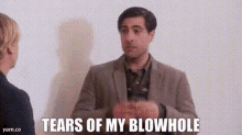 Tears Of My Blowhole Parks And Recreation GIF - Tears Of My Blowhole Parks And Recreation Parks And Rec GIFs