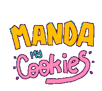 Mycookies Manda My Cookies Sticker - Mycookies Cookie Manda My Cookies Stickers