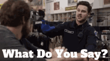 Station19 Jack Gibson GIF - Station19 Jack Gibson What Do You Say GIFs