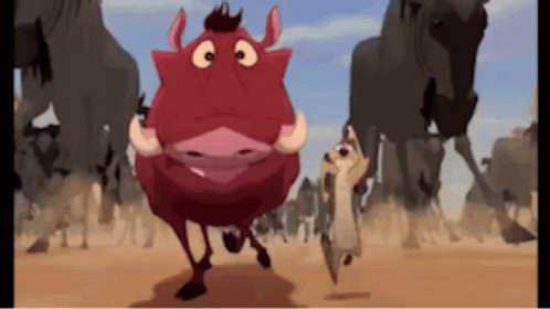 Timon And Pumbaa Wildebeest GIF - Timon And Pumbaa Wildebeest The Lion King  - Discover & Share GIFs