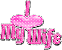 Love My Wife Heart Sticker - Love My Wife Heart Lovelove Stickers