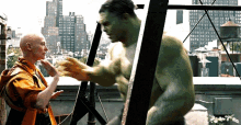 Ancient One Hulk GIF - Ancient One Hulk Punch GIFs