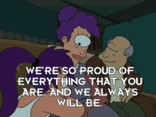 Futurama Proud Leela GIF - Futurama Proud Leela Proud Of You GIFs