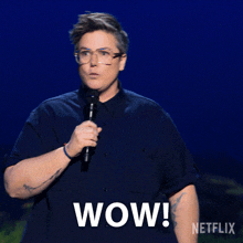 Wow Hannah Gadsby GIF - Wow Hannah Gadsby Hannah Gadsby Something Special GIFs