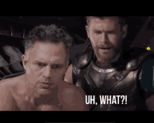 Thor Uh What GIF - Thor Uh What Strongest Avenger GIFs