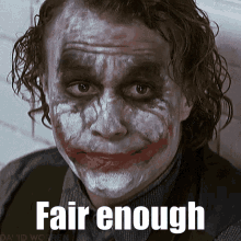 Joker Fair Enough GIF - Joker Fair Enough GIFs