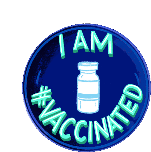 Imvaccinated Get Vaccinated Sticker - Imvaccinated Vaccinated Get Vaccinated Stickers