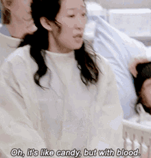 Cristina Yang Greys Anatomy GIF - Cristina Yang Greys Anatomy Blood GIFs