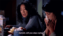 Greys Anatomy Cristina Yang GIF - Greys Anatomy Cristina Yang Dammit Will You Stop Crying GIFs