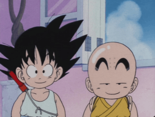 Dragon Ball Goku GIF Dragon ball Goku Krillin Discover Share GIFs