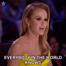 Everybody In The World Knows Amanda Holden GIF - Everybody In The World Knows Amanda Holden Britains Got Talent GIFs