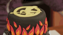 Hunger Games Cake GIF
