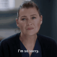 Greys Anatomy Meredith Grey GIF - Greys Anatomy Meredith Grey Im So Sorry GIFs