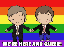 Were Here And Queer GIF - Queer Holding Hands GIFs